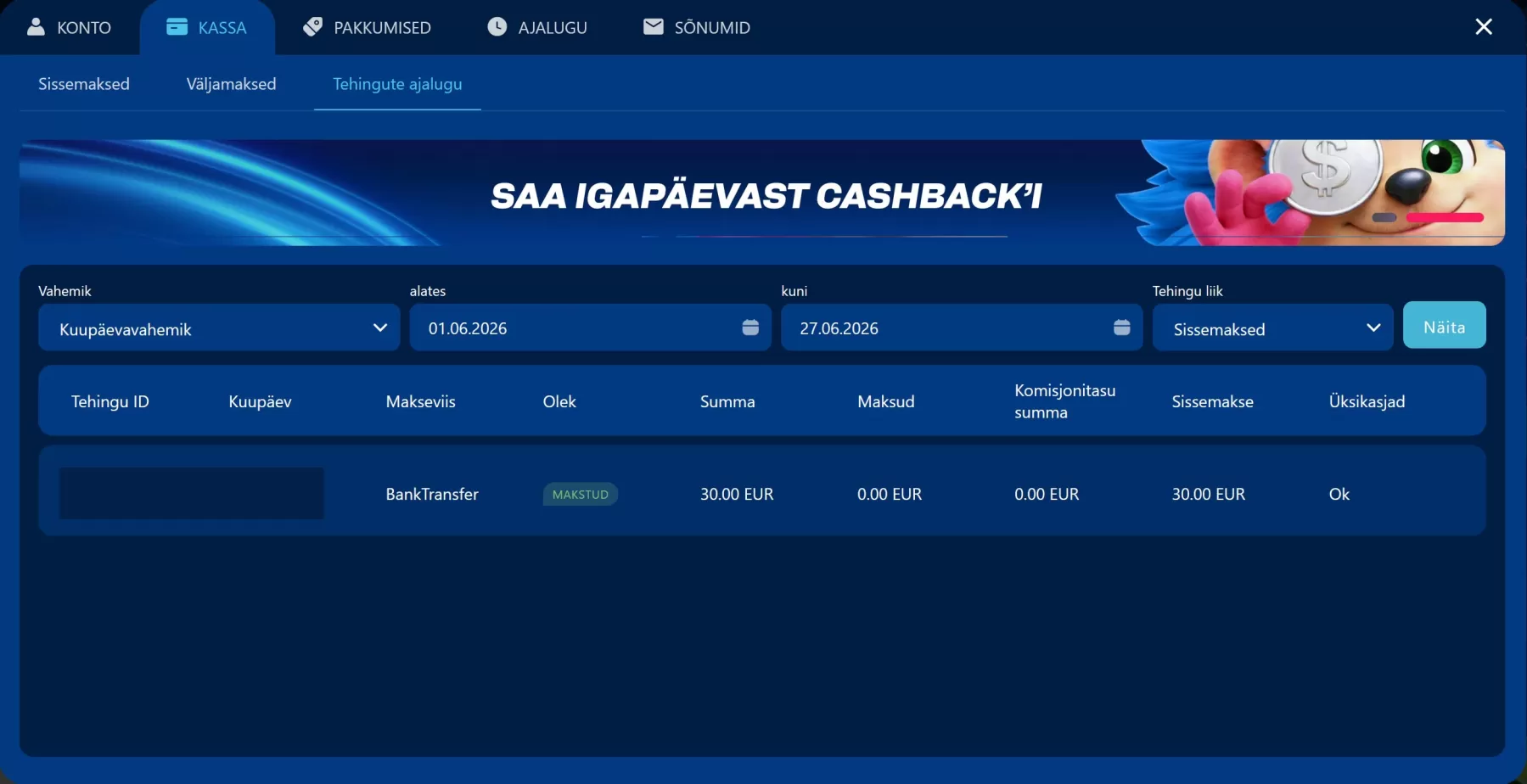 Luckybet maksete ülevaade Luckybet maksete ulevaade