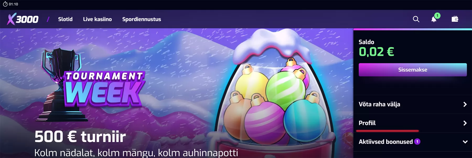 Profiili link X3000s