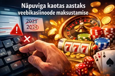 Näpuviga kaotas aastaks veebikasiinode maksustamise pilt